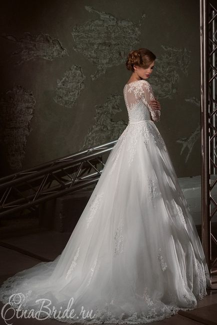 Весільні сукні з мереживними рукавами - весільний салон «етно»
