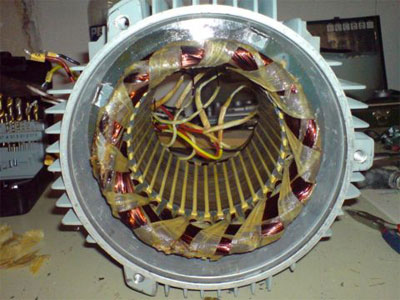 Transformator de sudare de la statorul motorului electric