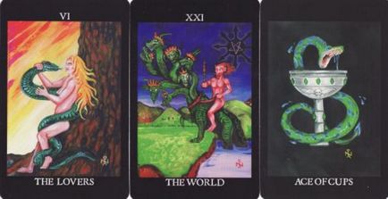 Tarot kártya Lucifer érték, a leírás a fedélzeten, besorolások értelmezése