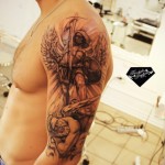 Tatuajul arhanghel Mihail, fotografie, valori și schițe