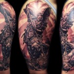 Tattoo Mihály Arkangyal fotók, vázlatok és értékek