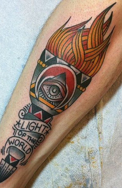 Tattoo torch - valoare, schițe de tatuaje și fotografii