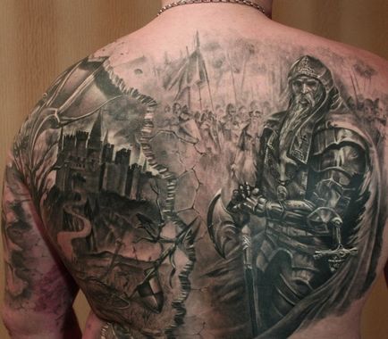 Татуювання лицарів і тамплієрів, татуювання, татушка