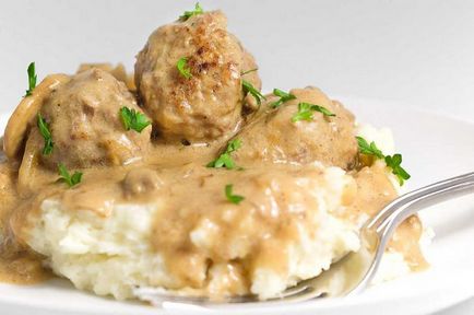 Meatballs în sos de cuptor