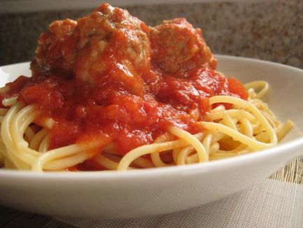 Meatballs în sos de cuptor