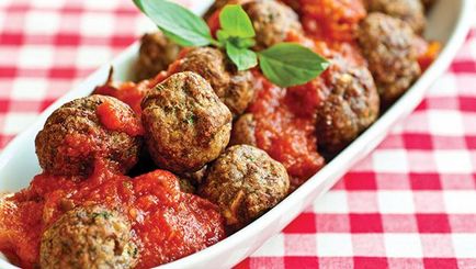 Meatballs în sos de cuptor