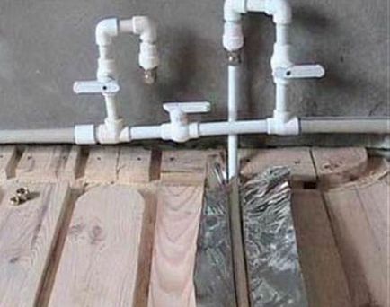 Тепла підлога на дерев'яну підлогу методи і принципи пристрою системи
