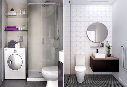 Top 4 módja, hogy vizuális kép egy kis fürdőszoba