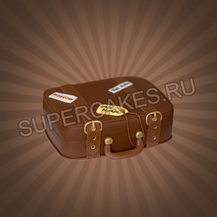 Торт чемодан, торт валізу грошей, торт у вигляді валізи від кондитерської supercakes