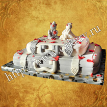 Торт портфель, дипломат на замовлення, замовити торти у вигляді кейсів, купити торт весільний торт чемодан
