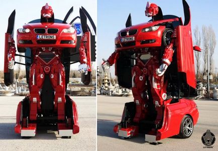 Transformatori deja realitatea companiei turcești a lansat Autobots real