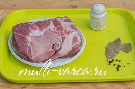 Carne de porc într-o aragaz cu mai multe presiuni