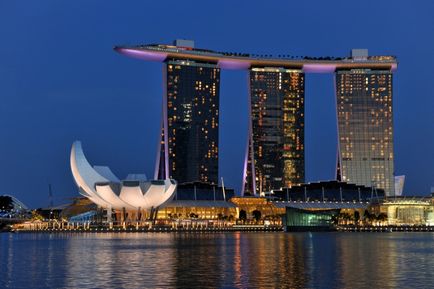 Unicul hotel marina nisipurile nisipului din Singapore (27 fotografii)