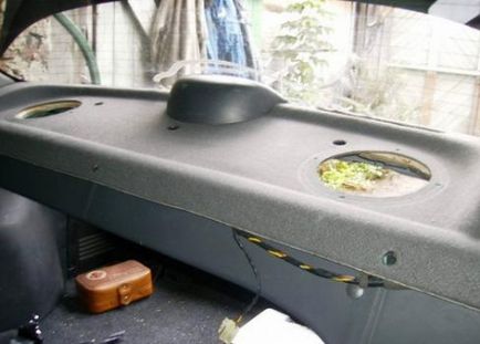 Instalarea difuzoarelor în raftul din spate Chevrolet Lanos - totul despre chevrolet, chevrolet, foto, video, reparații,