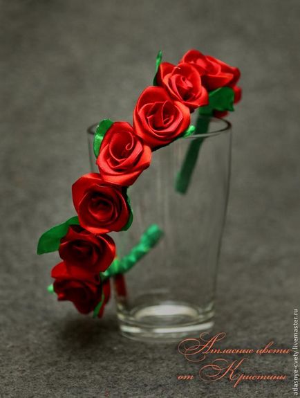 Вінок з троянд своїми руками - ярмарок майстрів - ручна робота, handmade