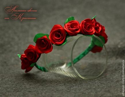 Вінок з троянд своїми руками - ярмарок майстрів - ручна робота, handmade