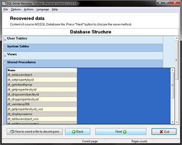 Recuperarea datelor din baza de date corupte microsoft sql server