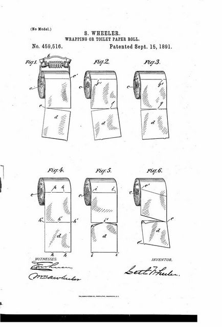 Відповідно до патентом для туалетного паперу, ось правильний спосіб, як повісити її!