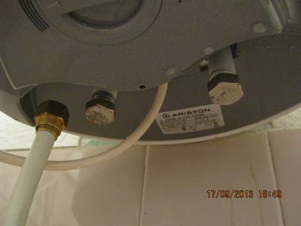 Заміна підривного клапана на водонагрівачі в знахідку - фотоблог находкінського сантехніка (-100)