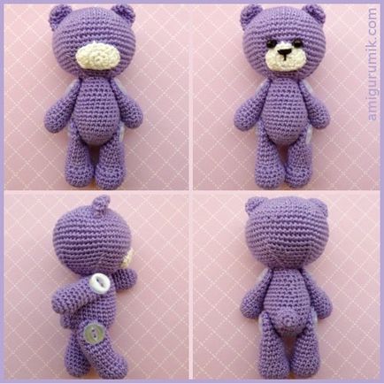 Amigurumi poartă ursuleț de pluș în fustă, clasă master video