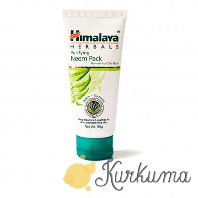 Mască antibacteriană cu nim - Himalaya - pentru piele normală și uleioasă, 50gr (antibacterian