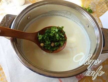 Azerbajdzsán dovga - leves recept fotókkal