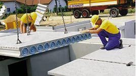 Plăci de beton cu caracteristici suprapuse ale produselor, greutate, dimensiuni, fotografie