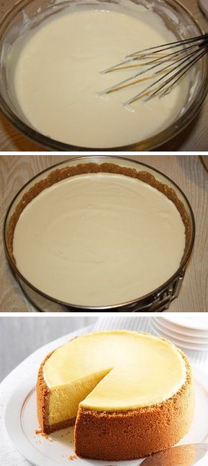 Cheesecake din brânză de vaci (rețetă)