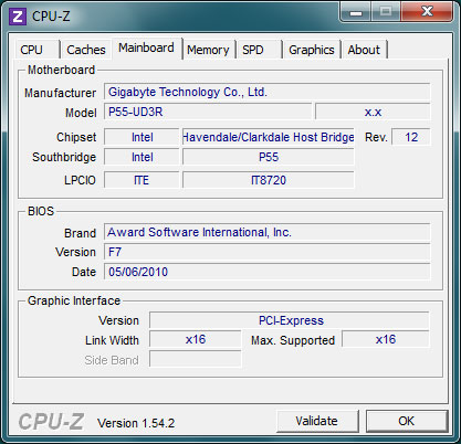 Cpu-z va afișa informații complete despre computer