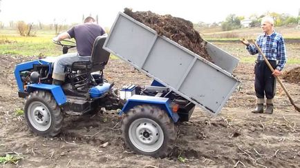 Facem un mini tractor din louaz cu mâinile noastre, o privire de ansamblu