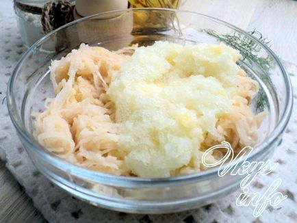 Palacsinta hagymás burgonyával recept egy fotó