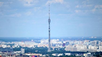 Kirándulások a megfigyelő fedélzeten Ostankino torony tartanak naponta