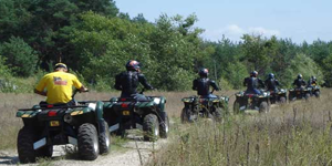 Călăreț pe bicicletă quad