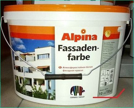 Фасадна фарба alpina стійкість, витрата і нанесення - блог stroyremontiruy