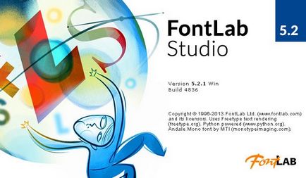 FONTLAB stúdió repedés - a program létrehozására betűtípusok