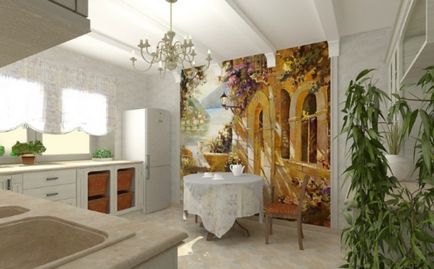 Frescele pentru bucătărie (42 fotografii) pe perete instrucțiuni video pentru actualizarea interior cu propriile mâini, design