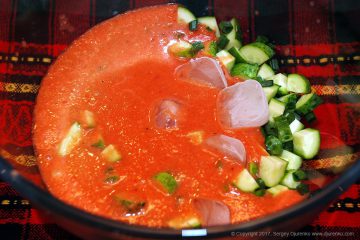 Gazpacho - supă de legume cu roșii