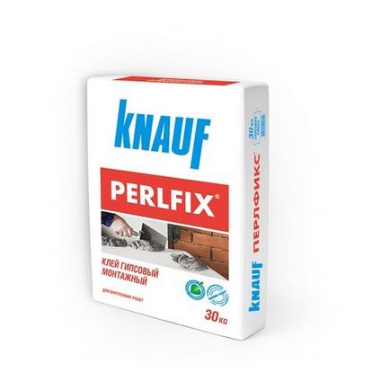 Montajul montajului de montaj pe ghips, Knauf perlix