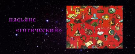 Gothic Solitaire - Divinație Magic Dream Horoscop carte
