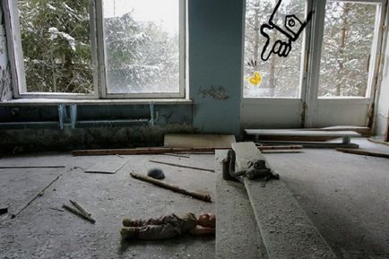 Graffiti pe pereții lui Pripyat