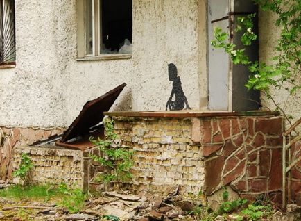 Graffiti pe pereții lui Pripyat