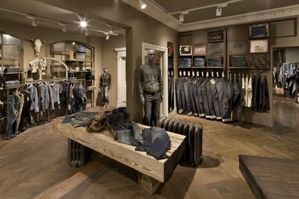 Інтер'єр магазину джинсового одягу як створити неповторний стиль