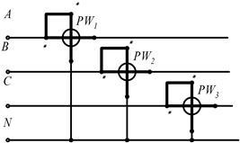 Вимірювання активної потужності в трифазного ланцюга
