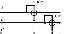 Măsurarea puterii active într-un circuit trifazat