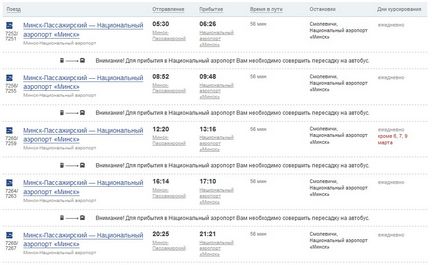 Cum ajungeți de la aeroportul Minsk - național - spre centrul orașului