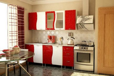 Ce wallpapere sunt potrivite pentru bucătăria roșie