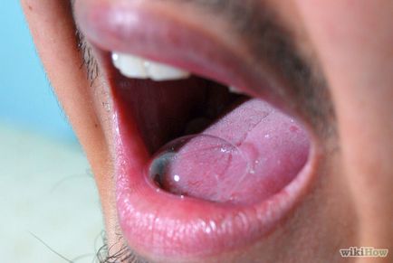 Cum să umflați bulele din saliva