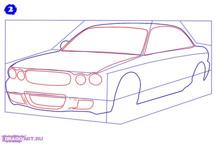 Cum de a desena un jaguar xj în etape cu un creion