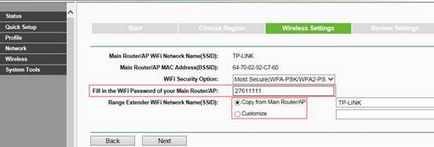 Hogyan hozzunk létre egy vezeték nélküli jel erősítő, ha a router nem rendelkezik WPS gomb