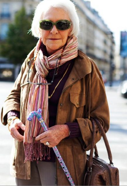 Hogyan kell öltözni nagyanyáink kép és a stílus az idősek, Scuola Italiana di moda e stile